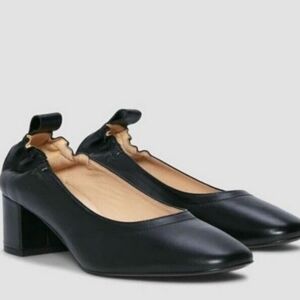Everlane The Day Heel Pumps Leather